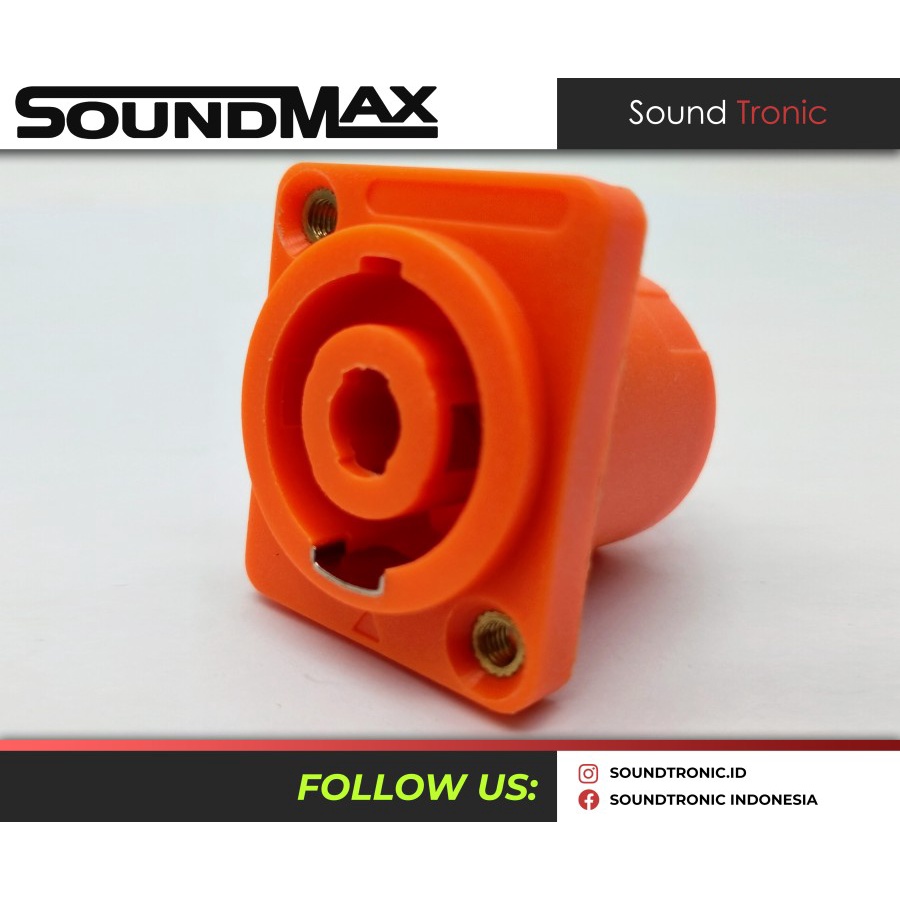 Socket Speakon 4P Soundmax SM-4MP Screw Socket Orange spikon | Shopee ...