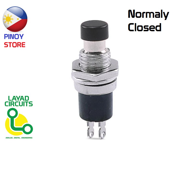 Push Button Switch NC PBS111 250V 1A 7mm Momentary NC Push Button
