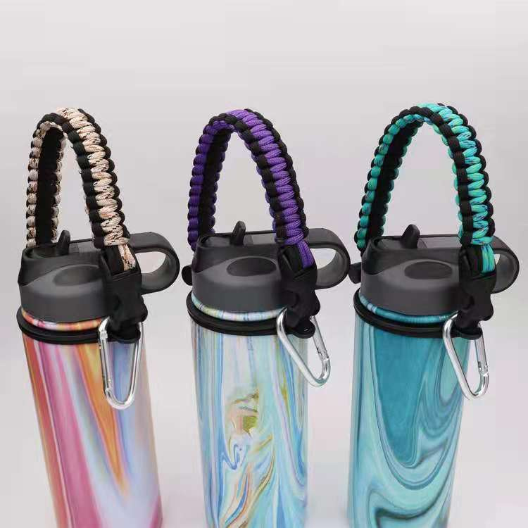Yellow Pink Hydro Flask Straw Cover Cup Rope Colored Hand Rope Cup Rope