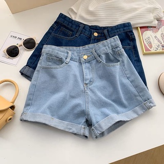 Plus Size High Waist Denim maong short for women 4 COLOR