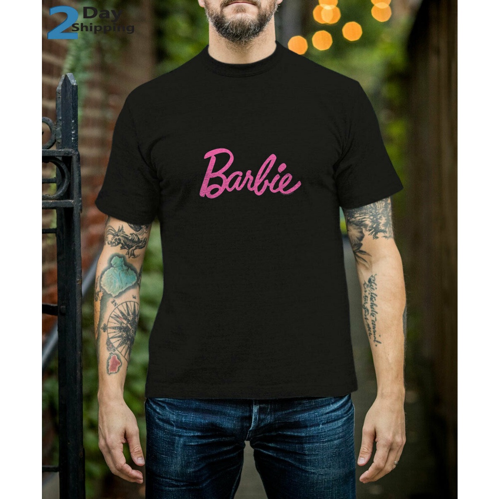 Cheap fashion Barbie Logo fashion cool men TShirts Shopee Philippines