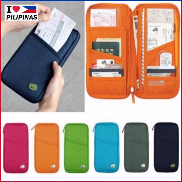 ilovepilipinas Travel Wallet Passport Ticket Holder Organizer Shopee