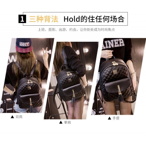 Dreamtale Women Backpack Quilt Design front compartment casual backpack ...