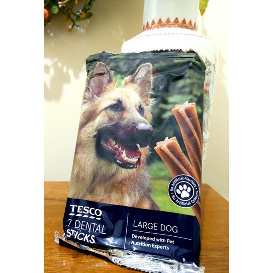 Tesco 7 Dental Sticks for Large Dog (270g) Shopee Philippines
