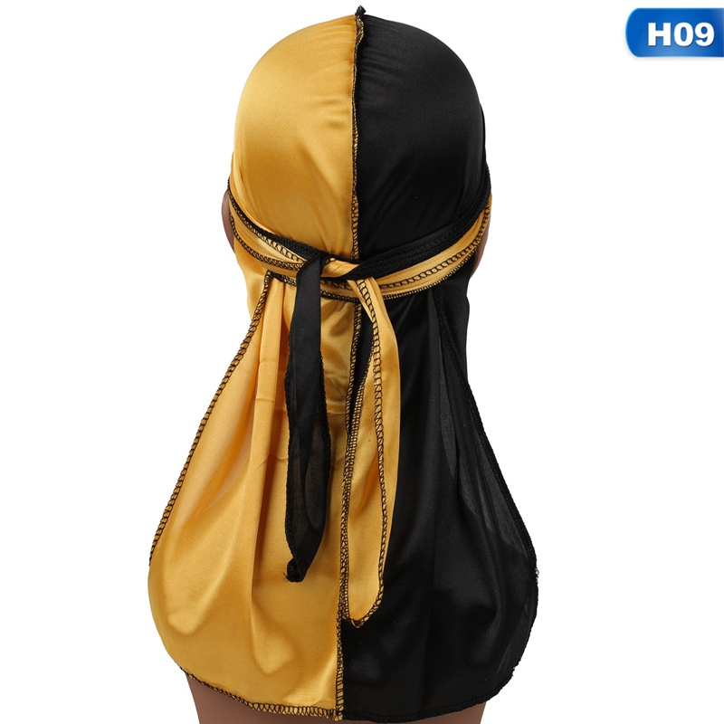 Cyd Dreaming Pirate Hat Silky Durag For Men Women Headwrap Durags