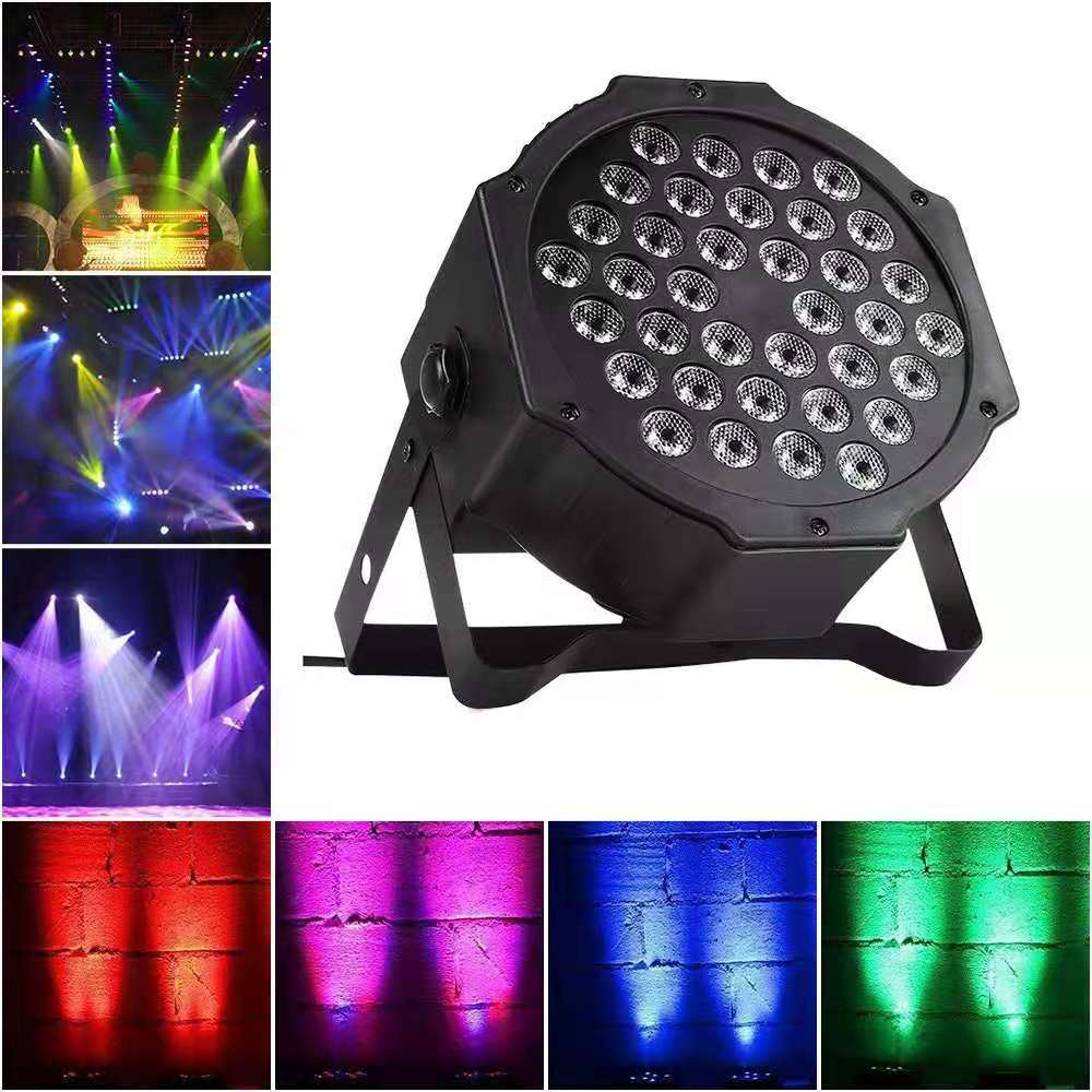 18W 36W 54W RGB LED Flat Par Light Stage Lamp Disco DJ Bar Effect UP ...