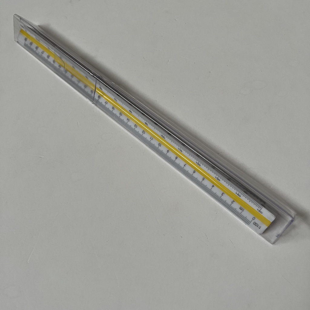 Tiger Triangular Scale Ruler (1:100 - 1:500) | Shopee Philippines