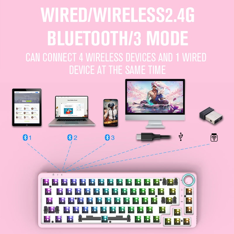 Shop mechanical keyboard wireless kit for Sale on Shopee Philippines