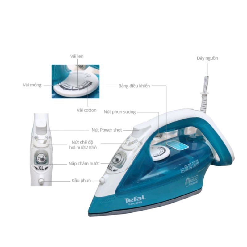 Tefal, made in France, 2300w Premium Steam Iron Shopee Philippines