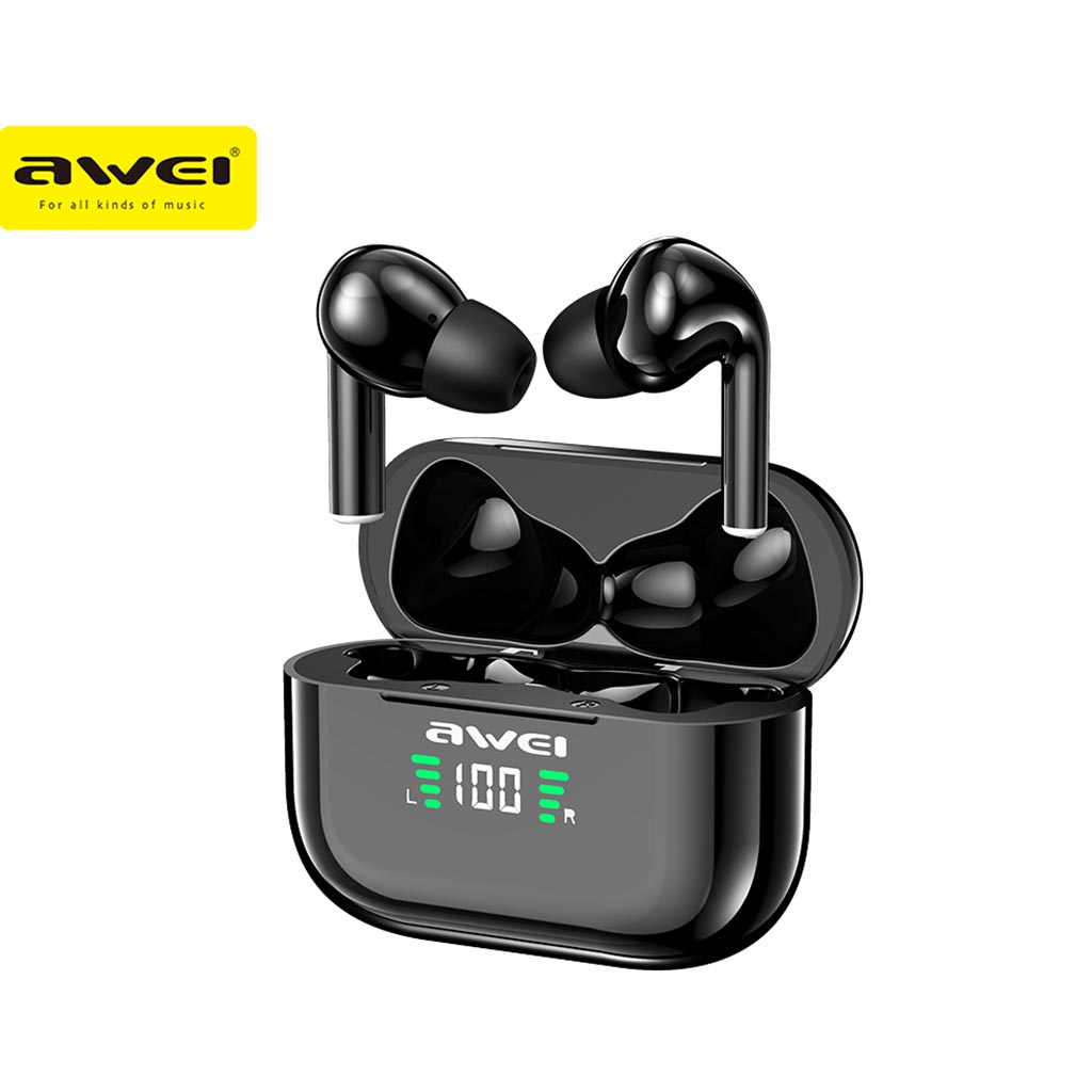 Awei T29P True Wireless Earbuds Bluetooth 5.0 with LED Digital