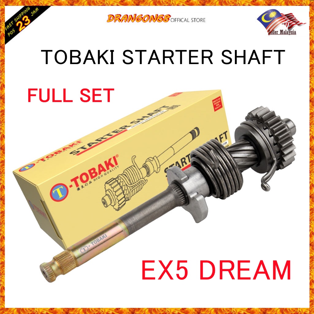 TOBAKI KICK STARTER SHAFT STANDARD FULL SET HONDA EX5 DREAM STARTER