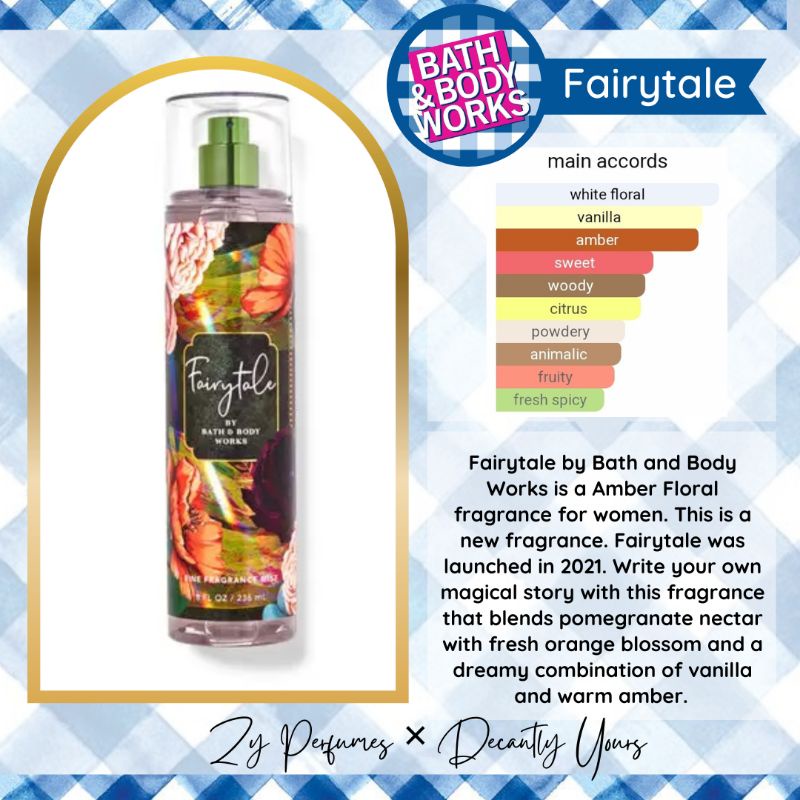 Bath & Body Works Fairytale Fine Fragrance Mist 8 fl.oz./236ml