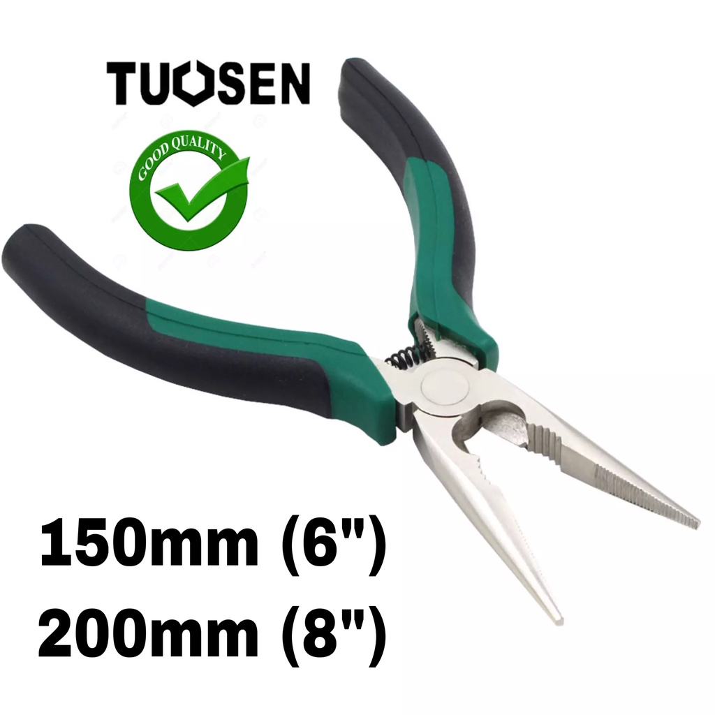TUOSEN PROFESSIONAL LONG NOSE PLIER 150mm(6