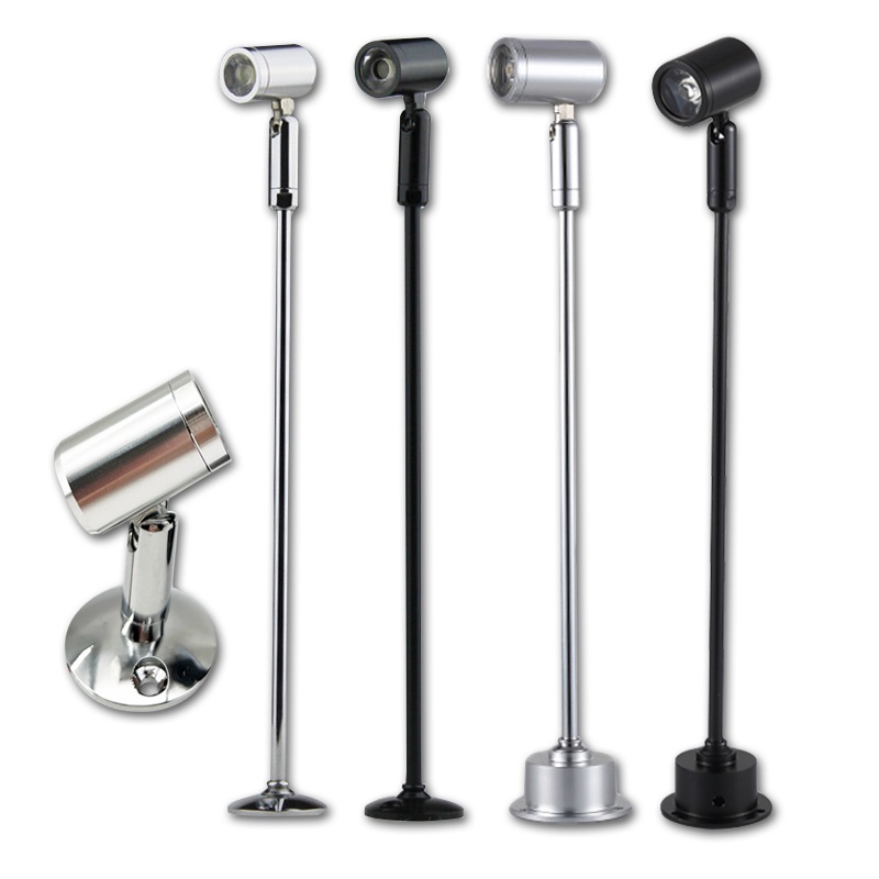 1W 3W LED Adjustable Spotlights Showcase Light For Exhibition Display ...