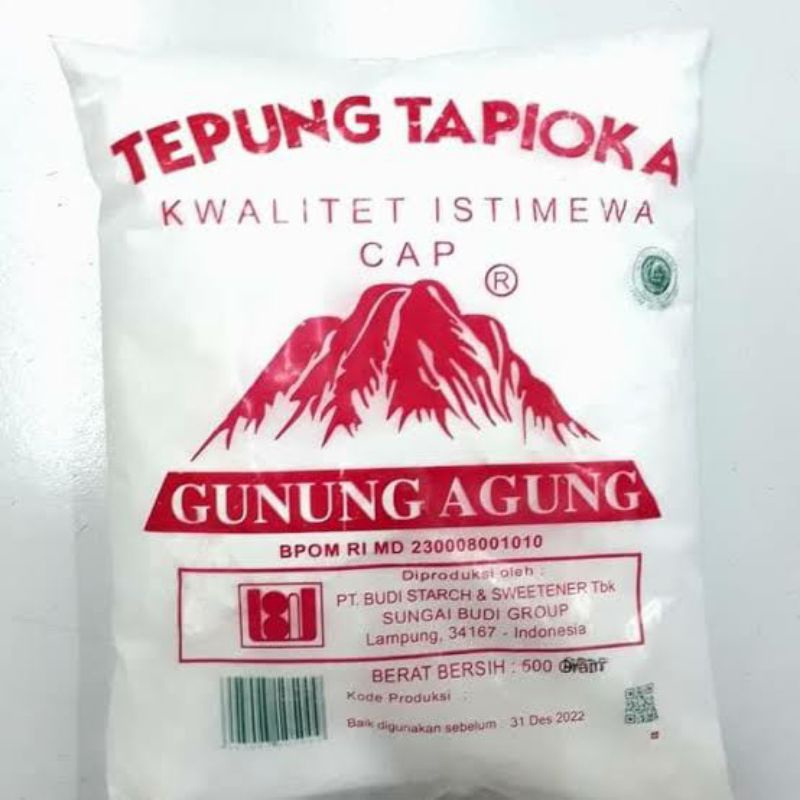 Tapioca Flour Cap Gunung Agung 500gr | Shopee Philippines