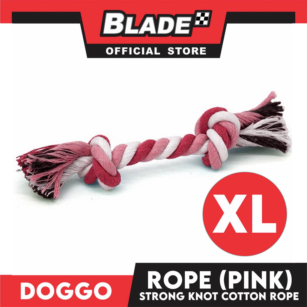 Doggo Rope Thick Fiber 13'' Extra Large Size (Pink) Perfect Toy for Dog ...