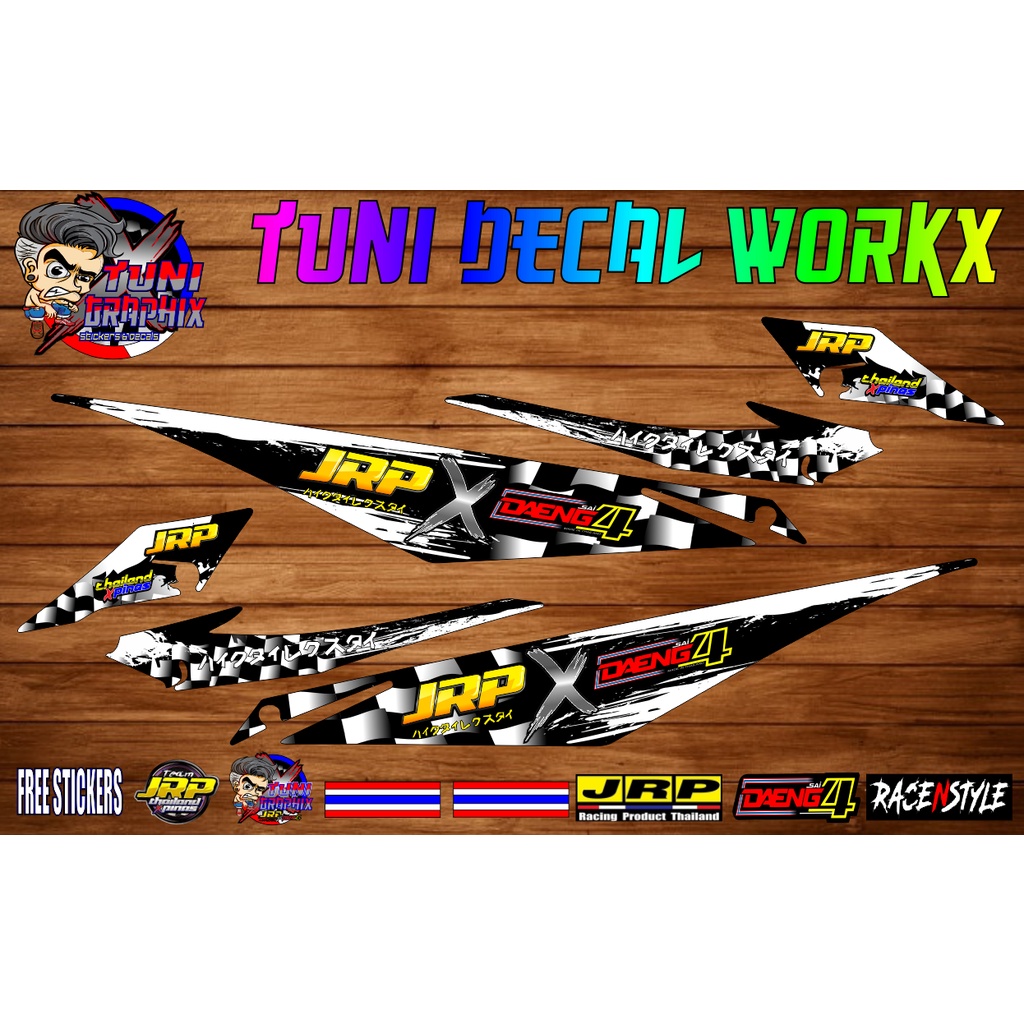 RAIDER 150 REBORN (JRP X DAENG DECALS v2) w/ freebies | Shopee Philippines
