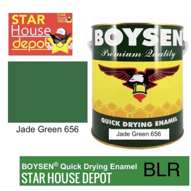 BOYSEN B656 QDE Jade Green 1Liter Shopee Philippines