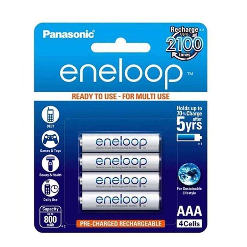 Panasonic Eneloop Aaa Rechargeable Battery (original) 