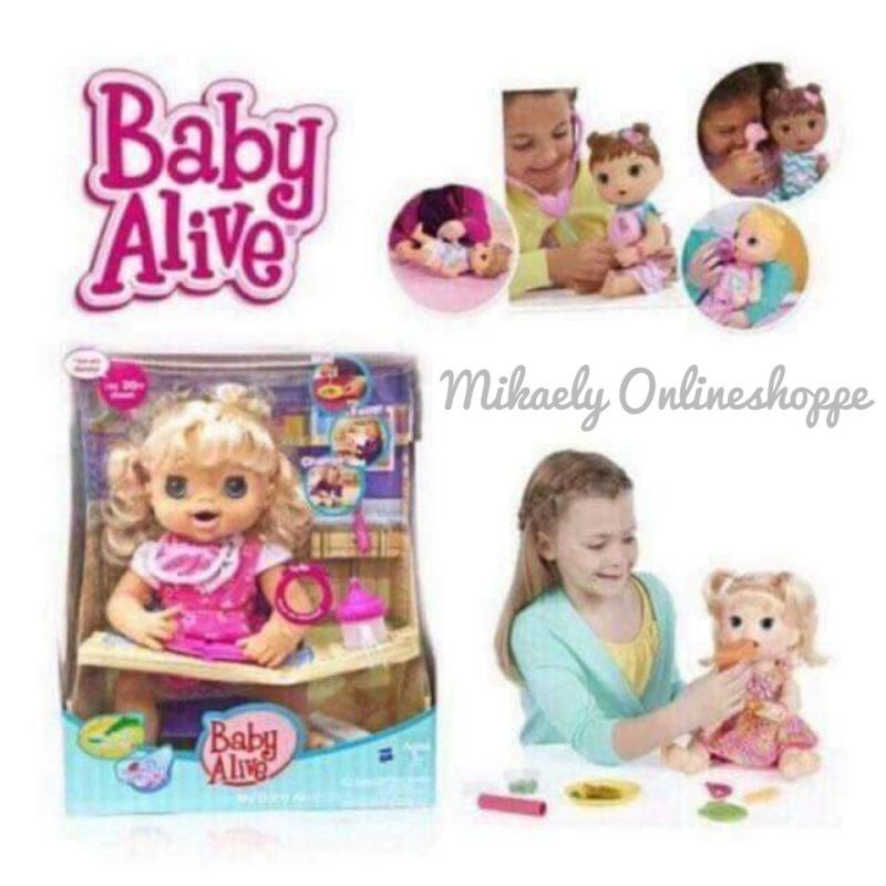 Baby alive hot sale talking doll