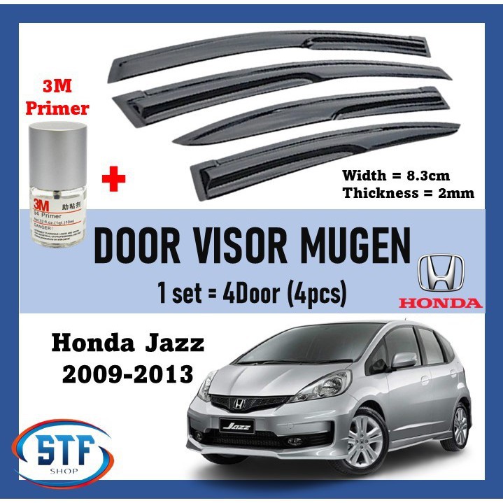 Deflettori Aria L'installazione Esterna Per Honda Jazz III 2013 - Foto 6