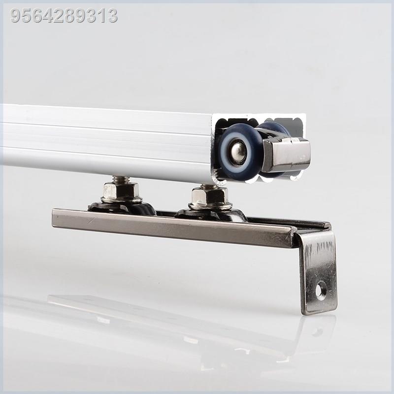 Balcony door double hanging rail hanging wheel rail sliding door rail