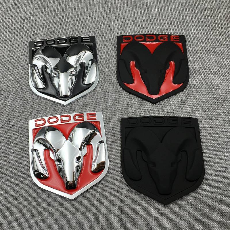 Dodge Doqi Ram Head Kuwei Car Logo Kubo Grille Modification Ornament ...