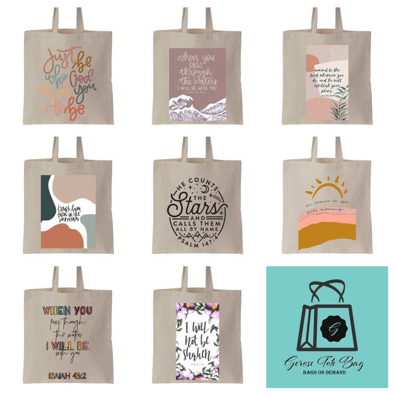 Tote Bag Bible Verse Version 4 | Shopee Philippines