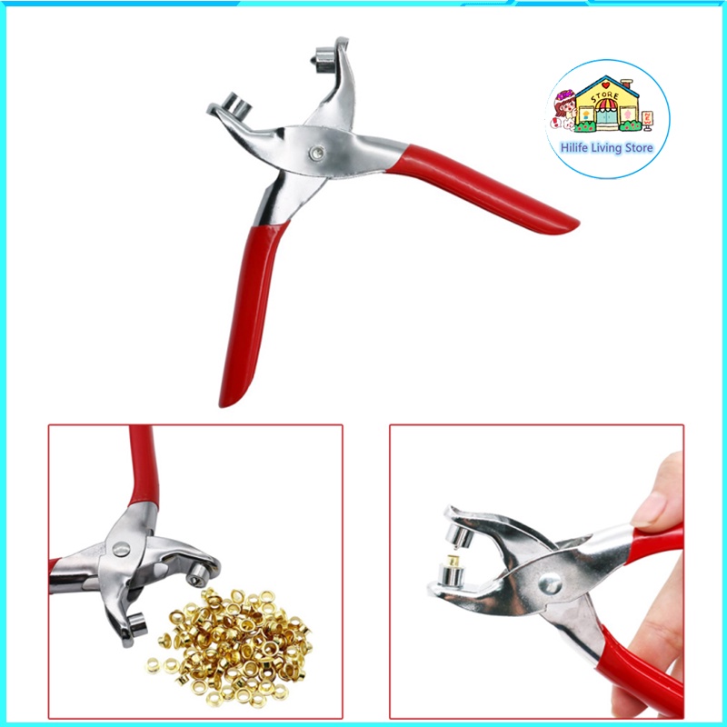 140MM Leather Hole Puncher Eyelet Plier Setter Punching Watchband Watch
