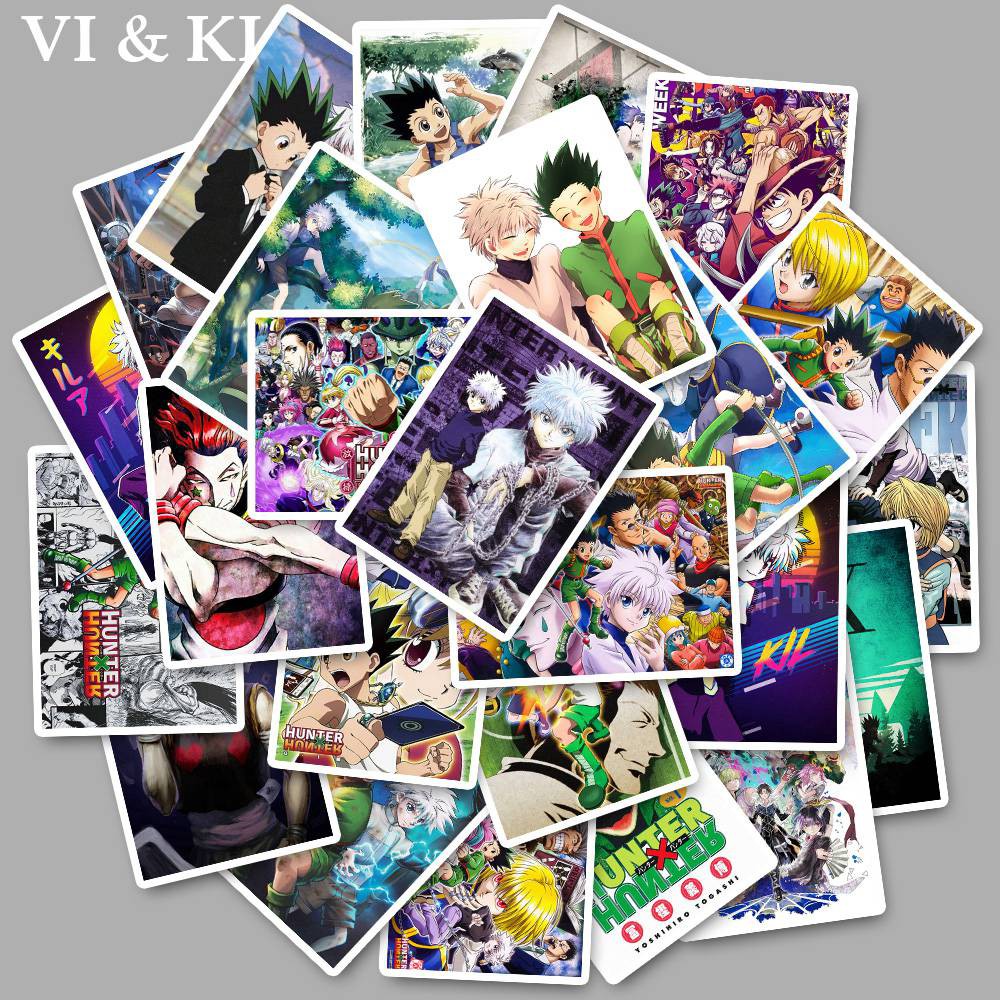 25pcs Hunter X Hunter Anime poster Stickers Laptop Bicycle Guitar ...