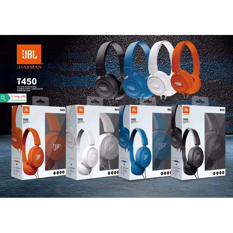 Jbl t450 wired headset with online mic