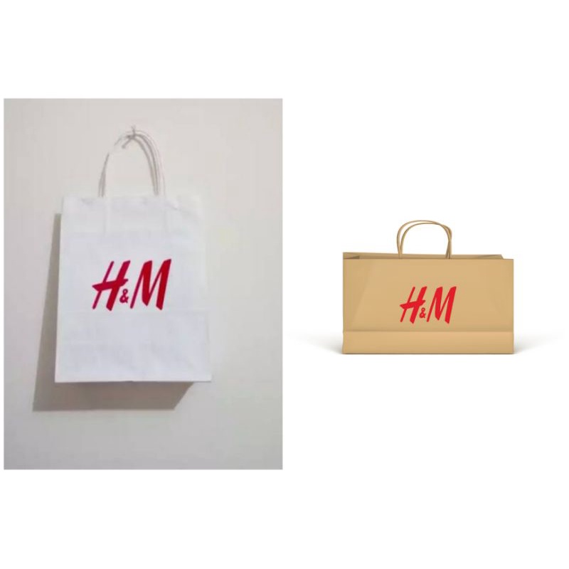 H&m paper cheap bag