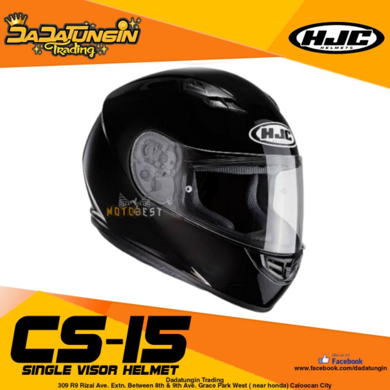HJC CS-15 Full Face Motorcycle Helmet Shopee Philippines