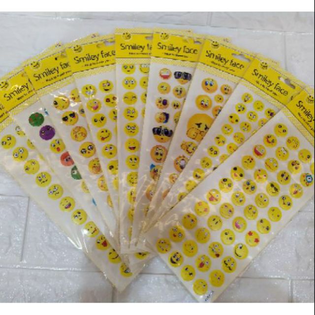 Cute Emoji SMILEY STICKERS 6pcs Shopee Philippines