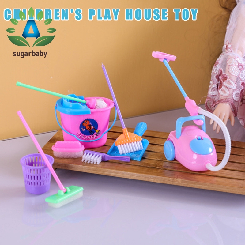 Pcs/Set Kid Pretend Play Mini Housekeeping Tools Kitchen Home
