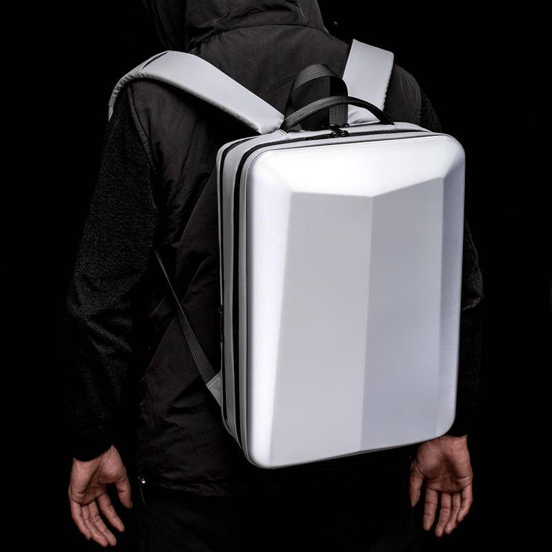 Hard Shell Laptop Bag Code Lock Waterproof Computer Backpack Gaming ...
