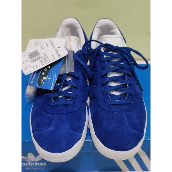 Adidas gazelle stitch cheap and turn blue