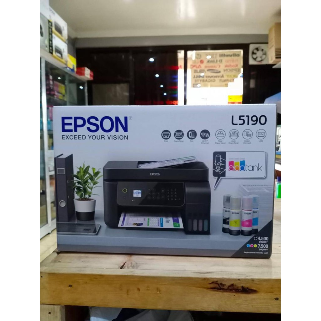 New Epson L5190 Wi Fi All In One Ink Tank Printer With Adf 100 240v Shopee Philippines 4307