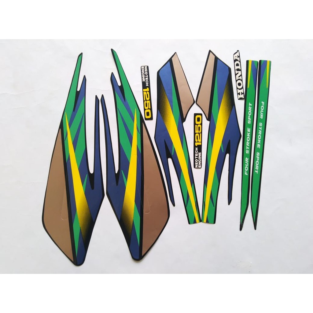 Honda gl pro max 97 blue striping sticker | Shopee Philippines