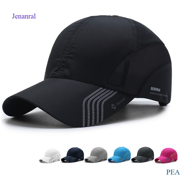 Jenanral Men Mesh Cap Cycling Running Baseball Tennis Hat Breathable ...