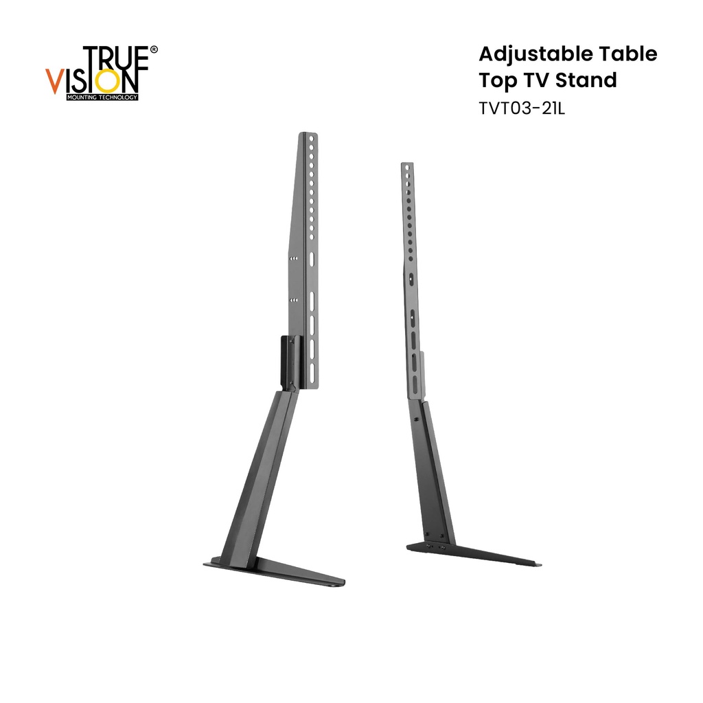 True Vision Adjustable Table Top Television Stand TVT0321L Shopee Philippines