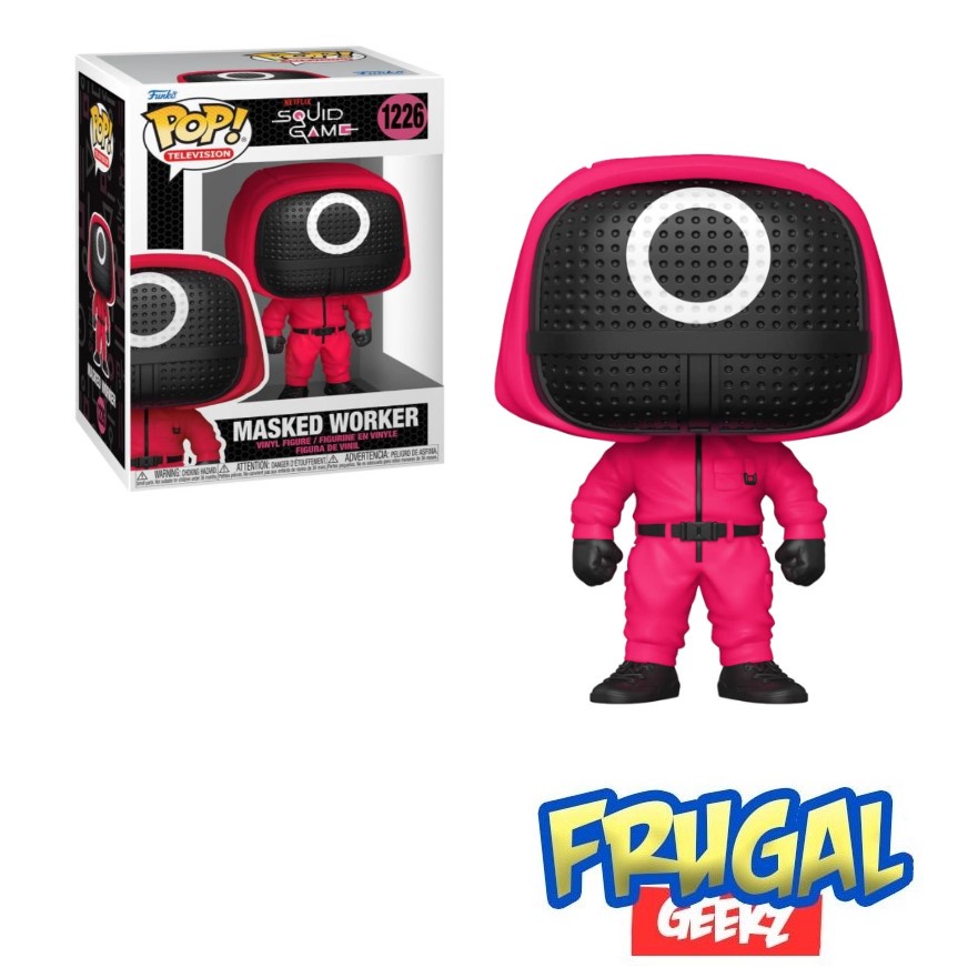 Funko Pop! TV Squid Game Round Masked Worker Vinyl Figure Collectible ...
