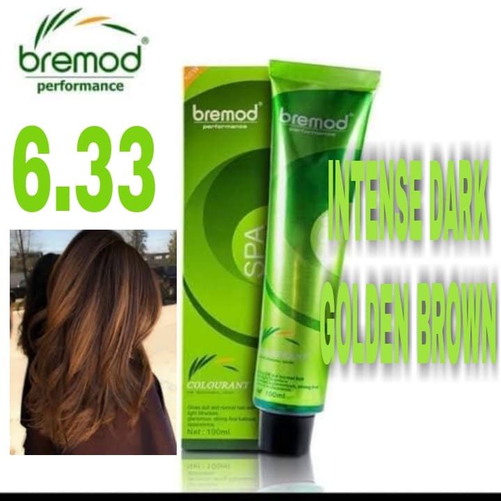 Bremod Performance SPA Hair Color ( 6.33 intense dark golden brown ) 100 ml Shopee Philippines