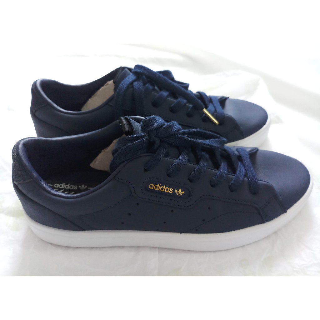 Adidas sleek sales shoes blue