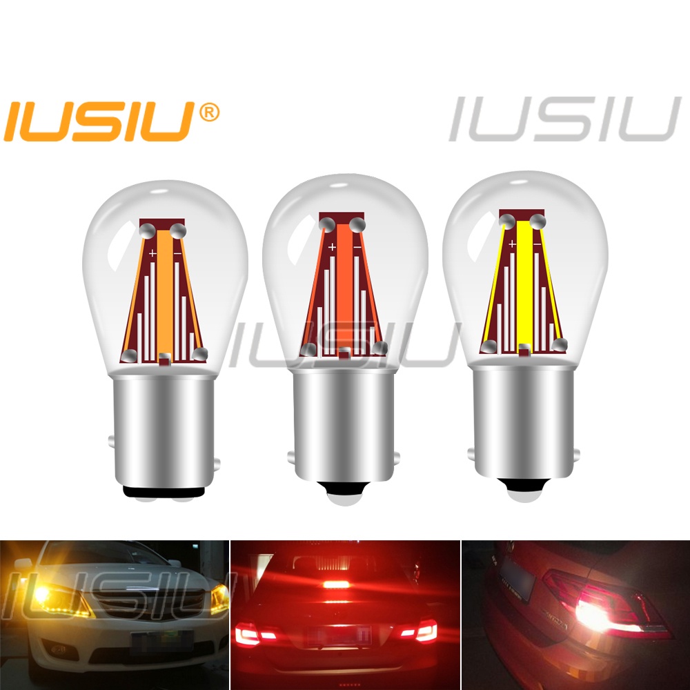 IUSIU 12V 24V 1156 LED 1157 Led Brake Light BA15S Turn Signal Light DRL Reverse Light 1156 P21w