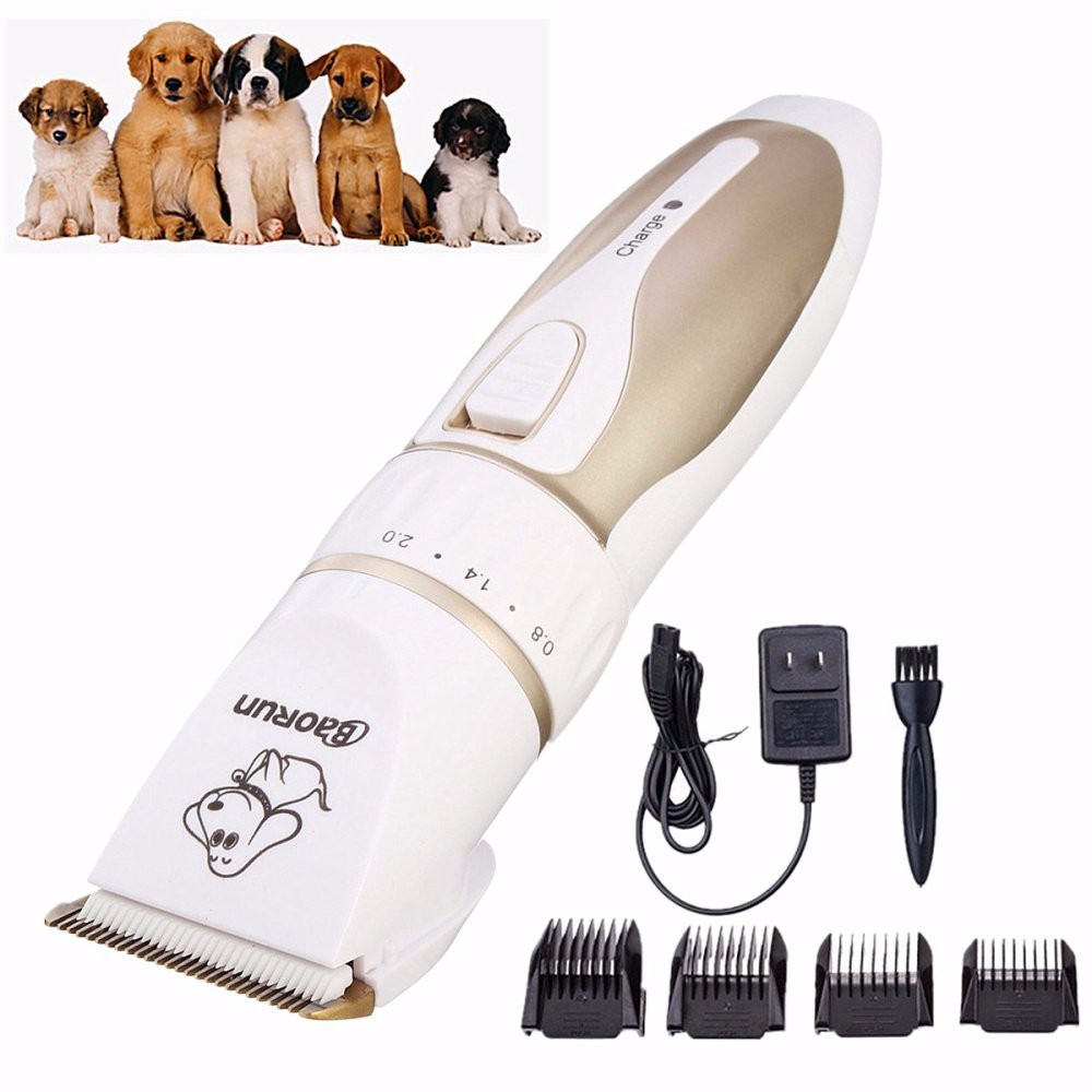 Professional Rechargeable Pet Cat Dog Hair Razor Trimmer Grooming Kit