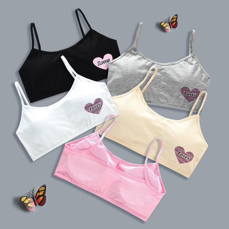 (816Years) Baby Bra Kids Girls Bra Teenage Kids Underwear(Includ