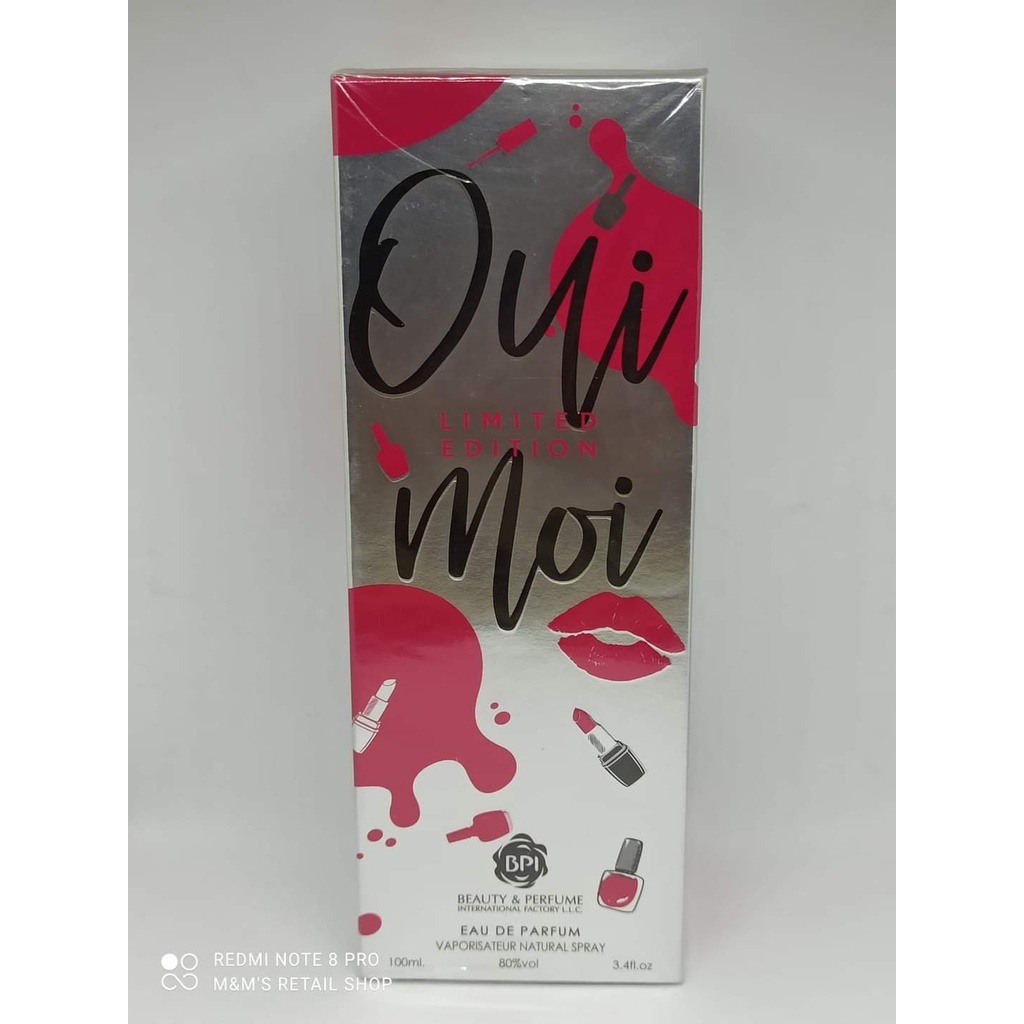 Mirage Brands Oui Moi Limited Edition 3.4 oz EDP Women's Perfume