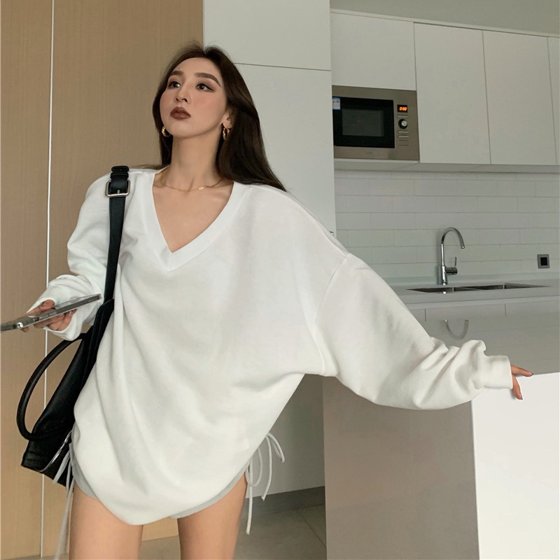 Korean House Local shop Ready Stock 2021 Korean fashion clothing autumn longsleeved Tshirt