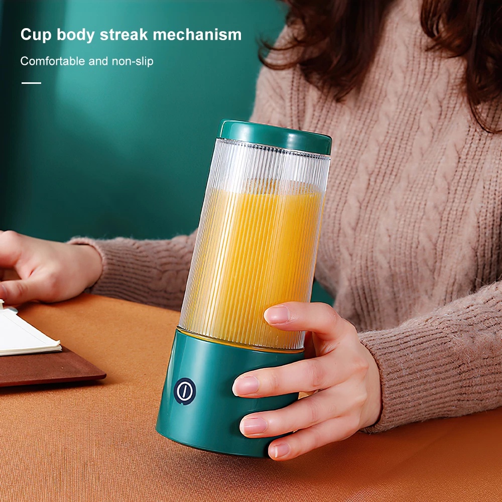 Remax 350ml Juicer 4 Blades Portable Macaron Fruit Juicer Mixer Mini